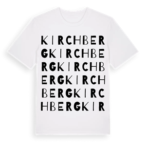 Kirchberg ordlek t-shirt – ekologisk bomull t-shirt från Pinshirt
