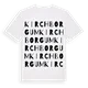 Kirchborgum ordlek t-shirt