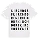 Kirchdorf ordlek t-shirt