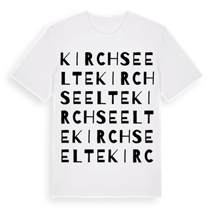 Kirchseelte ordlek t-shirt – ekologisk bomull t-shirt från Pinshirt