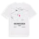 Kirchwahlingen karta t-shirt