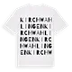 Kirchwahlingen ordlek t-shirt