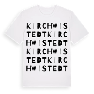 Kirchwistedt ordlek t-shirt – ekologisk bomull t-shirt från Pinshirt