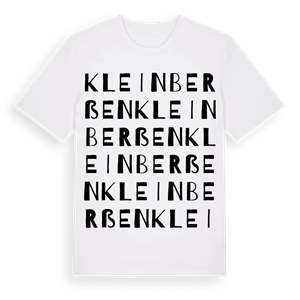 Klein Berßen ordlek t-shirt – ekologisk bomull t-shirt från Pinshirt