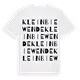 Klein Biewende ordlek t-shirt