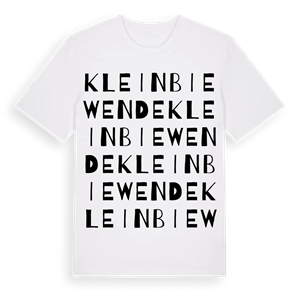 Klein Biewende ordlek t-shirt – ekologisk bomull t-shirt från Pinshirt
