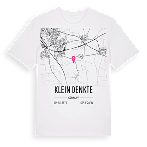 Klein Denkte karta t-shirt – ekologisk bomull t-shirt från Pinshirt