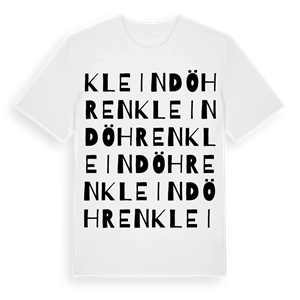 Klein Döhren ordlek t-shirt – ekologisk bomull t-shirt från Pinshirt