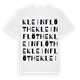 Klein Flöthe ordlek t-shirt