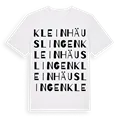 Klein Häuslingen ordlek t-shirt