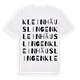 Klein Häuslingen ordlek t-shirt