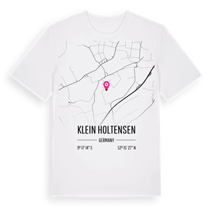 Klein Holtensen karta t-shirt – ekologisk bomull t-shirt från Pinshirt