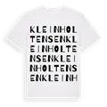 Klein Holtensen ordlek t-shirt