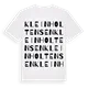 Klein Holtensen ordlek t-shirt