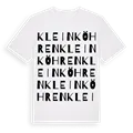 Klein Köhren ordlek t-shirt
