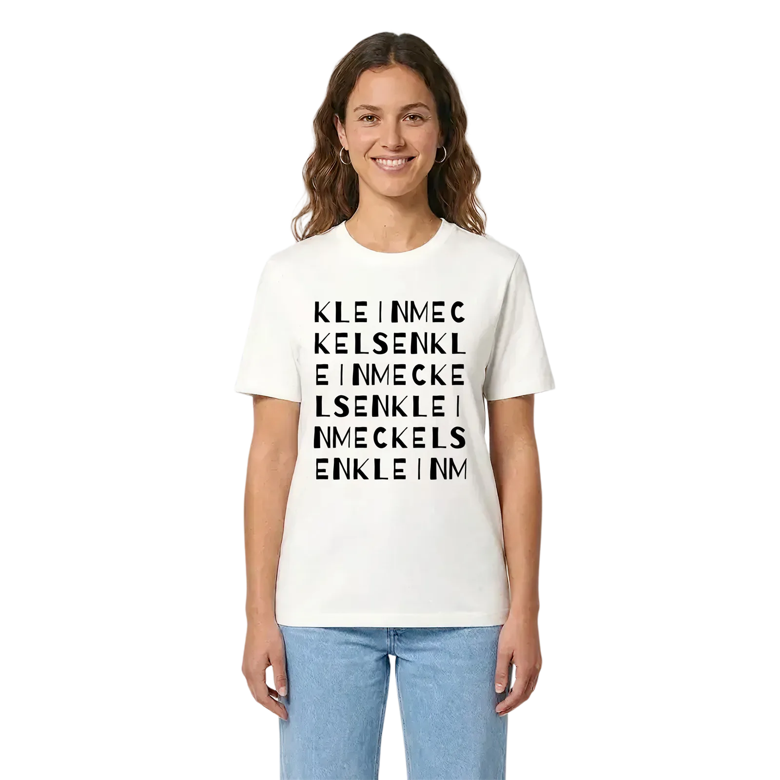 Klein Meckelsen ordlek t-shirt – White, i miljö