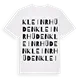 Klein Rhüden ordlek t-shirt