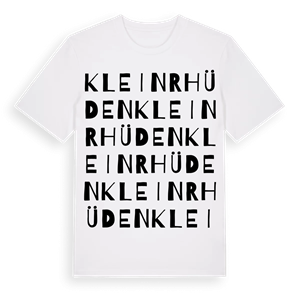 Klein Rhüden ordlek t-shirt – ekologisk bomull t-shirt från Pinshirt