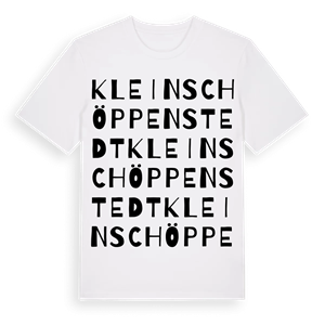 Klein Schöppenstedt ordlek t-shirt – ekologisk bomull t-shirt från Pinshirt