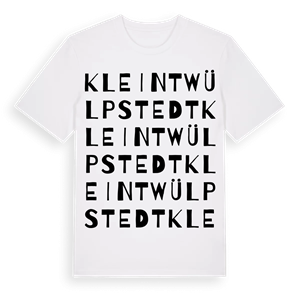 Klein Twülpstedt ordlek t-shirt – ekologisk bomull t-shirt från Pinshirt