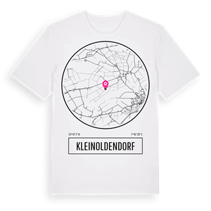 Kleinoldendorf t-shirt – ekologisk bomull t-shirt från Pinshirt