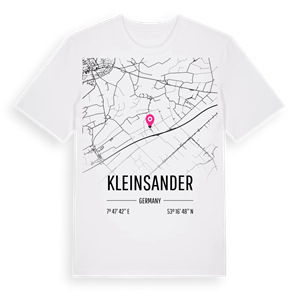 Kleinsander karta t-shirt – ekologisk bomull t-shirt från Pinshirt
