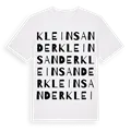 Kleinsander ordlek t-shirt