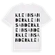 Kleinsander ordlek t-shirt