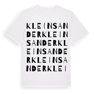 Kleinsander ordlek t-shirt – ekologisk bomull t-shirt från Pinshirt