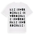 Kleinwörden ordlek t-shirt