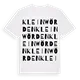Kleinwörden ordlek t-shirt
