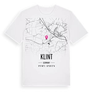 Klint karta t-shirt – ekologisk bomull t-shirt från Pinshirt
