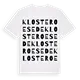 Kloster Oesede ordlek t-shirt