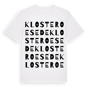 Kloster Oesede ordlek t-shirt – ekologisk bomull t-shirt från Pinshirt