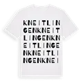 Kneitlingen ordlek t-shirt