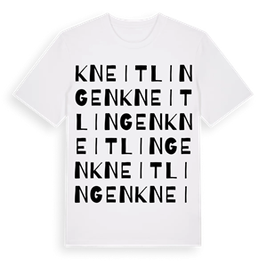 Kneitlingen ordlek t-shirt – ekologisk bomull t-shirt från Pinshirt