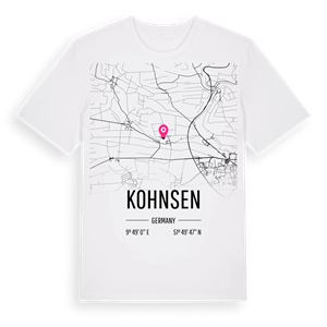 Kohnsen karta t-shirt – ekologisk bomull t-shirt från Pinshirt