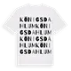 Königsdahlum ordlek t-shirt
