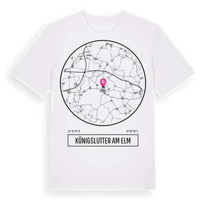 Königslutter am Elm t-shirt – ekologisk bomull t-shirt från Pinshirt