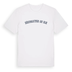 Königslutter am Elm college t-shirt – ekologisk bomull t-shirt från Pinshirt