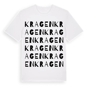 Kragen ordlek t-shirt – ekologisk bomull t-shirt från Pinshirt
