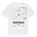 Kranenburg karta t-shirt