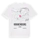 Kranenburg karta t-shirt