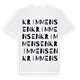 Krimmensen ordlek t-shirt