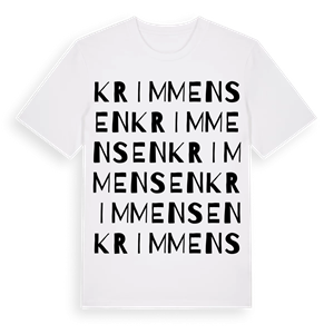 Krimmensen ordlek t-shirt – ekologisk bomull t-shirt från Pinshirt