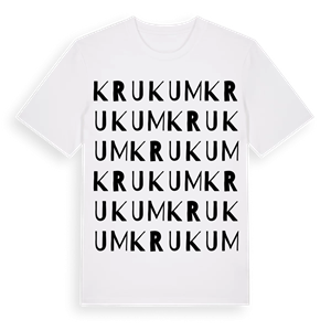Krukum ordlek t-shirt – ekologisk bomull t-shirt från Pinshirt