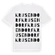 Krusendorf ordlek t-shirt