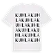 Kuhla ordlek t-shirt
