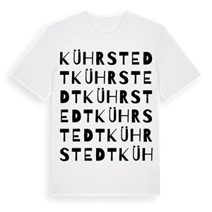 Kührstedt ordlek t-shirt – ekologisk bomull t-shirt från Pinshirt