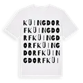 Küingdorf ordlek t-shirt